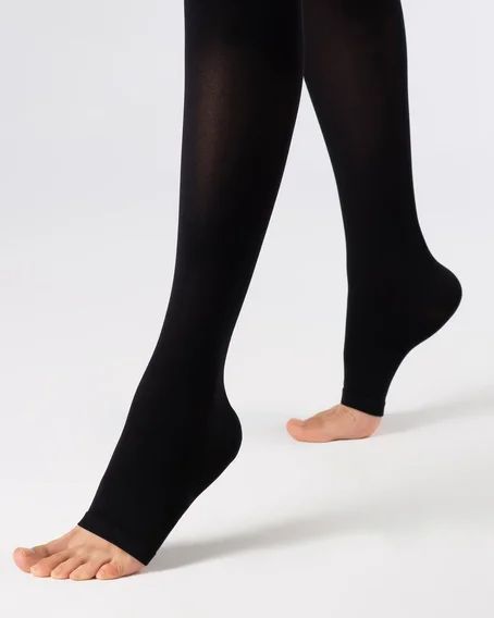 Чулки компрессионные 2 класс, открытый носок Ofa Bamberg Classic CO220-BL