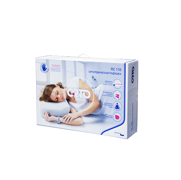 Ортопедическая подушка ORTO ПС-110 Memory Foam 8*10