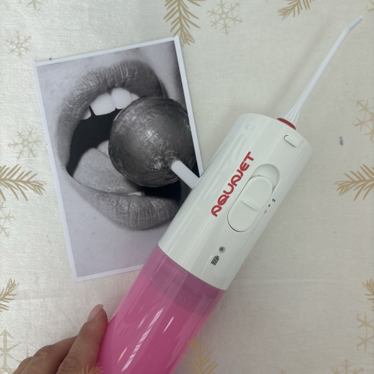 Ирригатор полости рта AQUAJET LD-A3 (розовый)