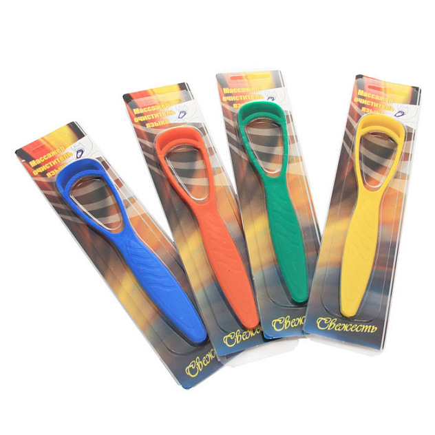 Массажер-скребок "Свежесть" (очиститель языка)