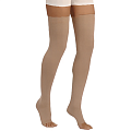 Чулки компрессионные с открытым носком, класс компрессии 2, ТК.930 (Размер: №5+ Цвет: Бежевый)