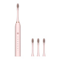 Щетка зубная звуковая Х-3 (3 насадки в комплекте) (Цвет: Розовый)