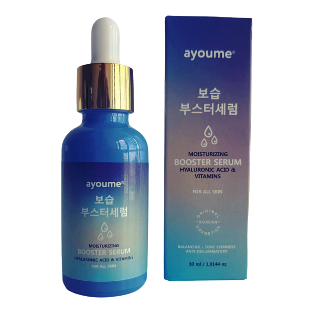Сыворотка Moisturizing BOOSTER SERUM - Hyaluronic Acid & Vitamins 30ml