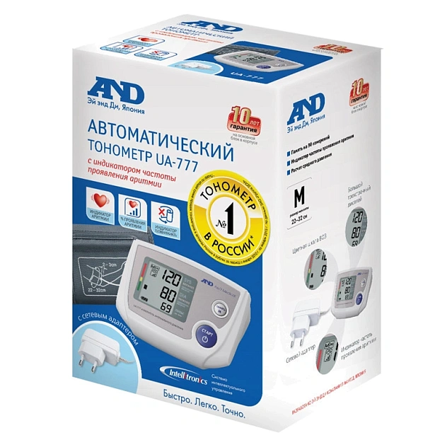 Тонометр A&D UA-777 AC автоматический