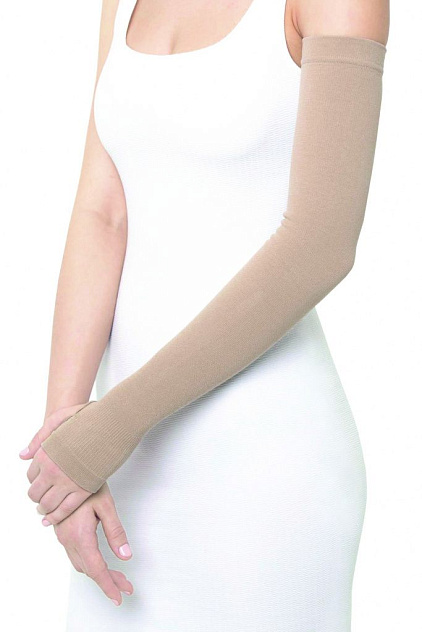 Рукав компрессионный кругловязаный РККВ "ЦК" вид 4 - удлиненный с перчаткой, 1 кл.