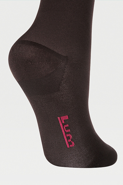 Чулки компрессионные прозрачные на широкое бедро (закрытый носок) 1 класс Idealista ID-300TW