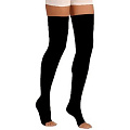 Чулки компрессионные с открытым носком, класс компрессии 2, ТК.930 (Размер: №2 Цвет: Черный)