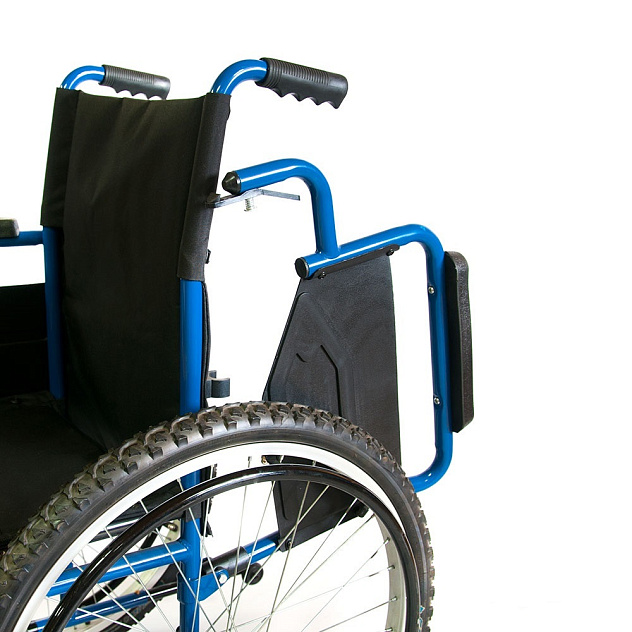 Кресло-коляска инвалидная механическая FS 972, с литыми колесами 46 см