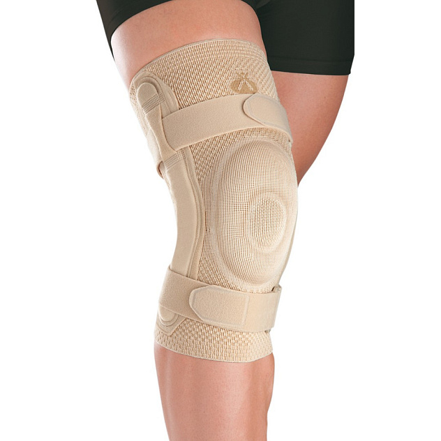 Ортез коленный динамический с полицентрическими ребрами жесткости Orliman 8106