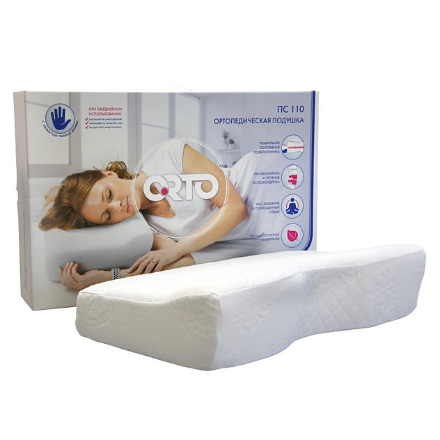 Ортопедическая подушка ORTO ПС-110 Memory Foam 9*13