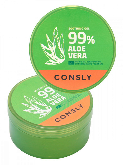 Гель для лица и тела успокаивающий с экстрактом алоэ вера Aloe Vera Soothing Gel, 300ml