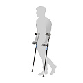 Костыль с опорой под локоть бе устройства противоскольжения U Ergo (M)